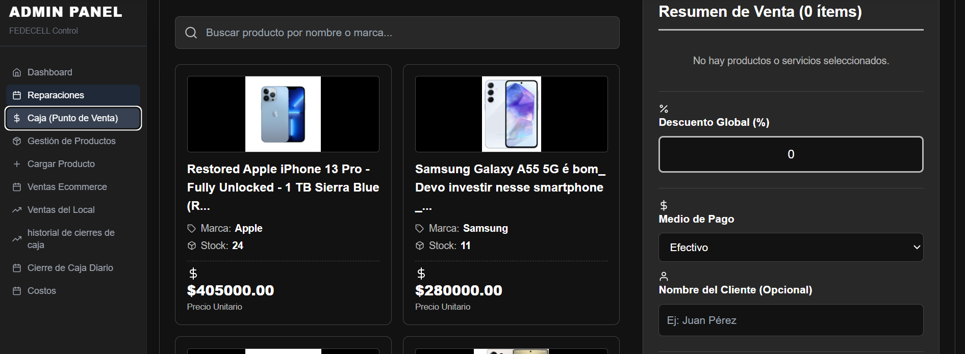 Reparacion de Celulares